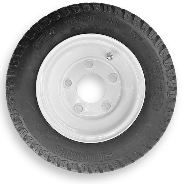Rubbermaster - Steel Master Rubbermaster 16x6.50-8 4 Ply S-Turf Tire and 5 on 4.5 Stamped Wheel Assembly 598973 - main
